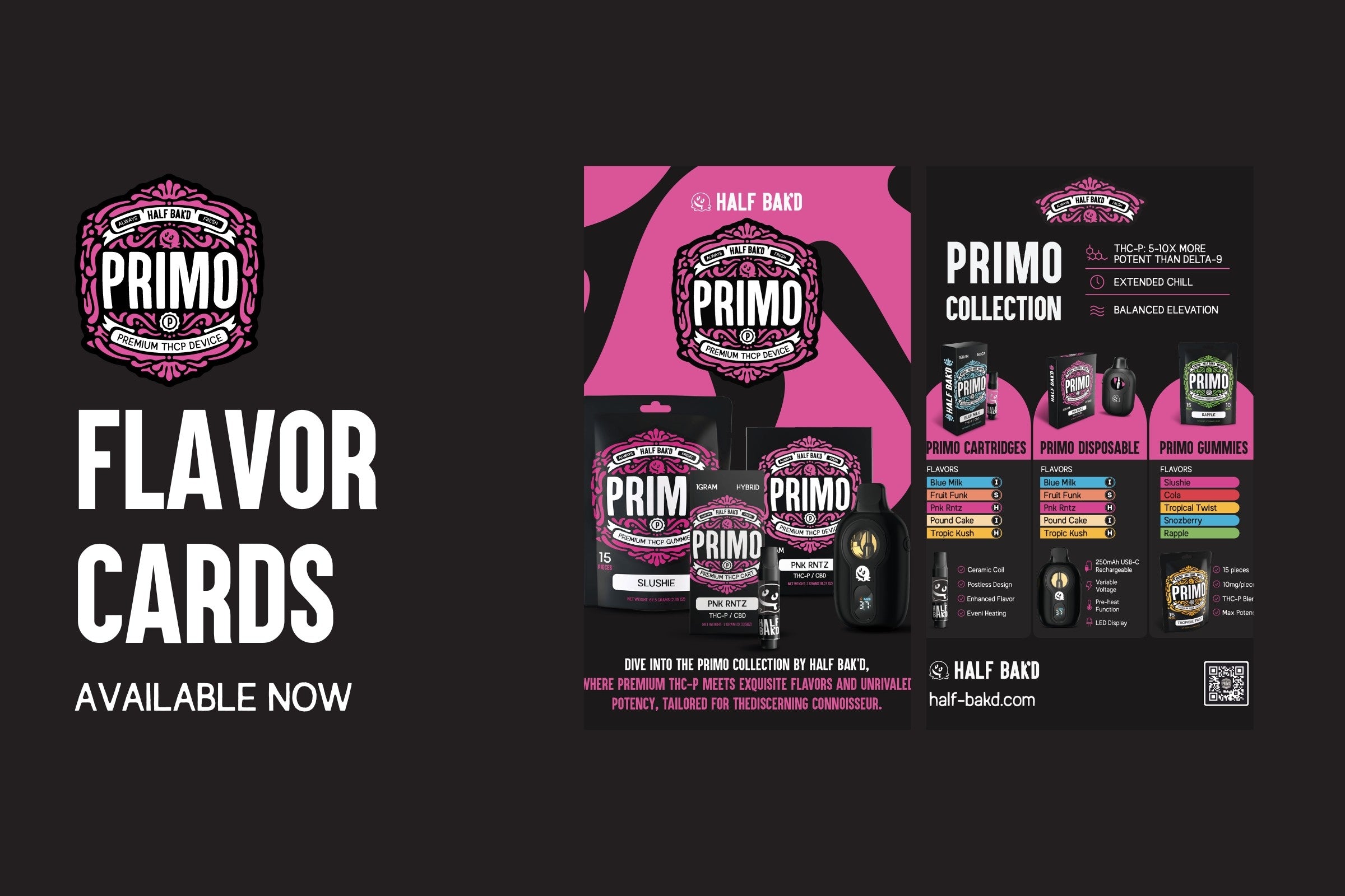 New Primo Collection Flavor Cards Now Available