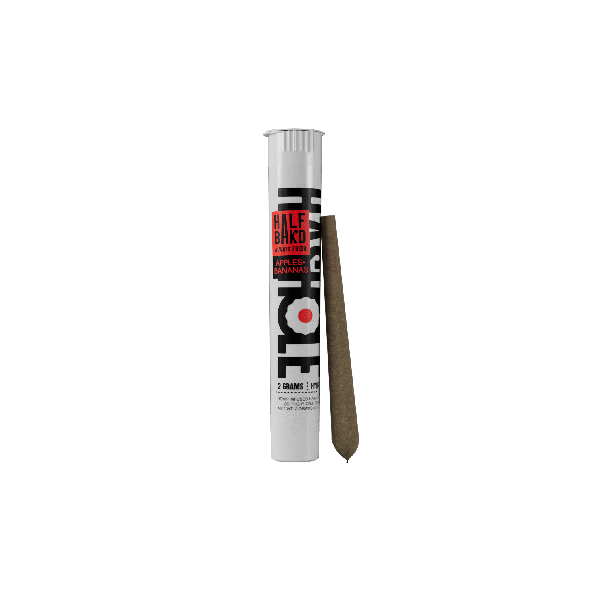 Apples + Bananas | THC-P 2G Hybrid Hash Holes - Pre-Roll - HALF BAK&