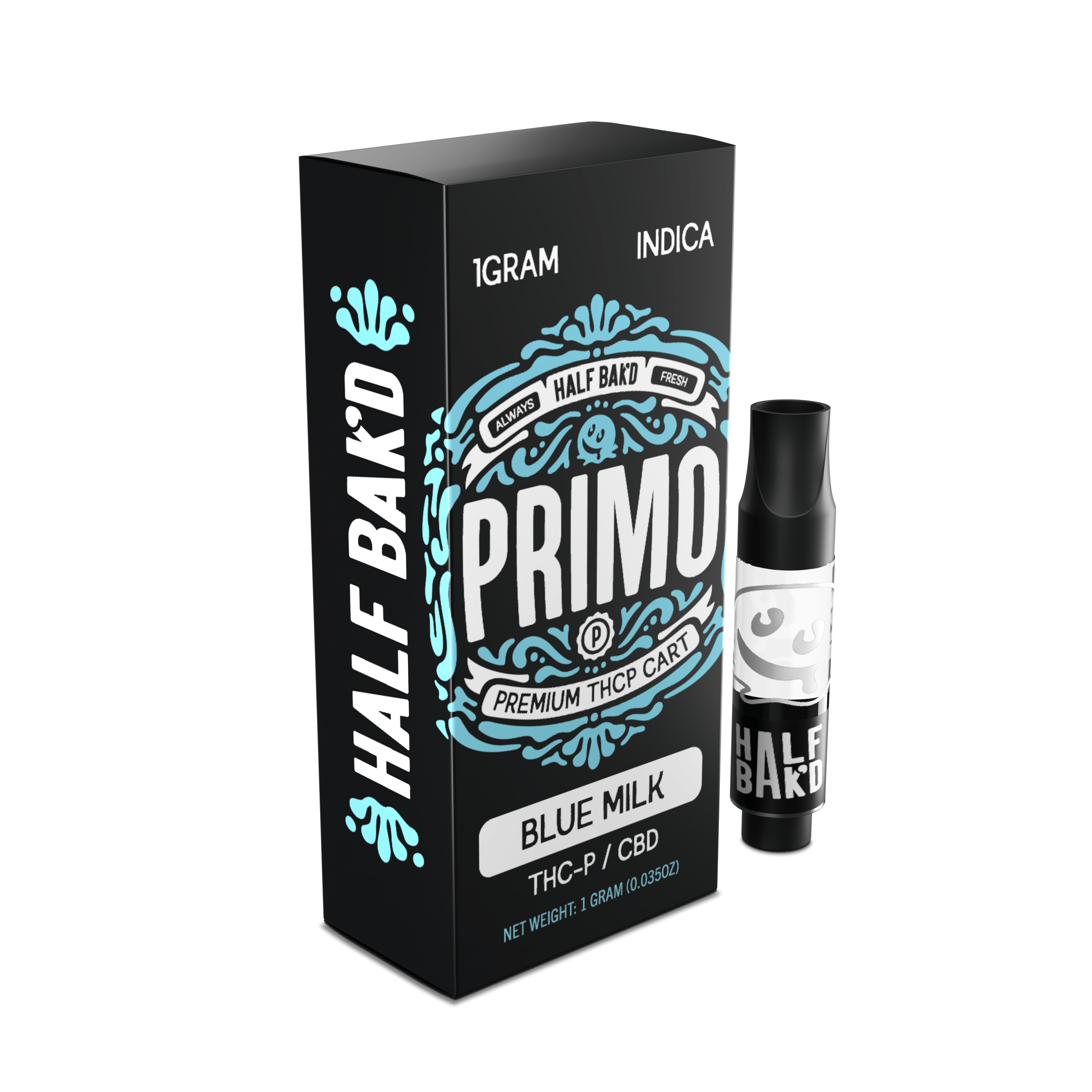 Blue Milk | 1G Indica Cartridge - Cartridge - HALF BAK&