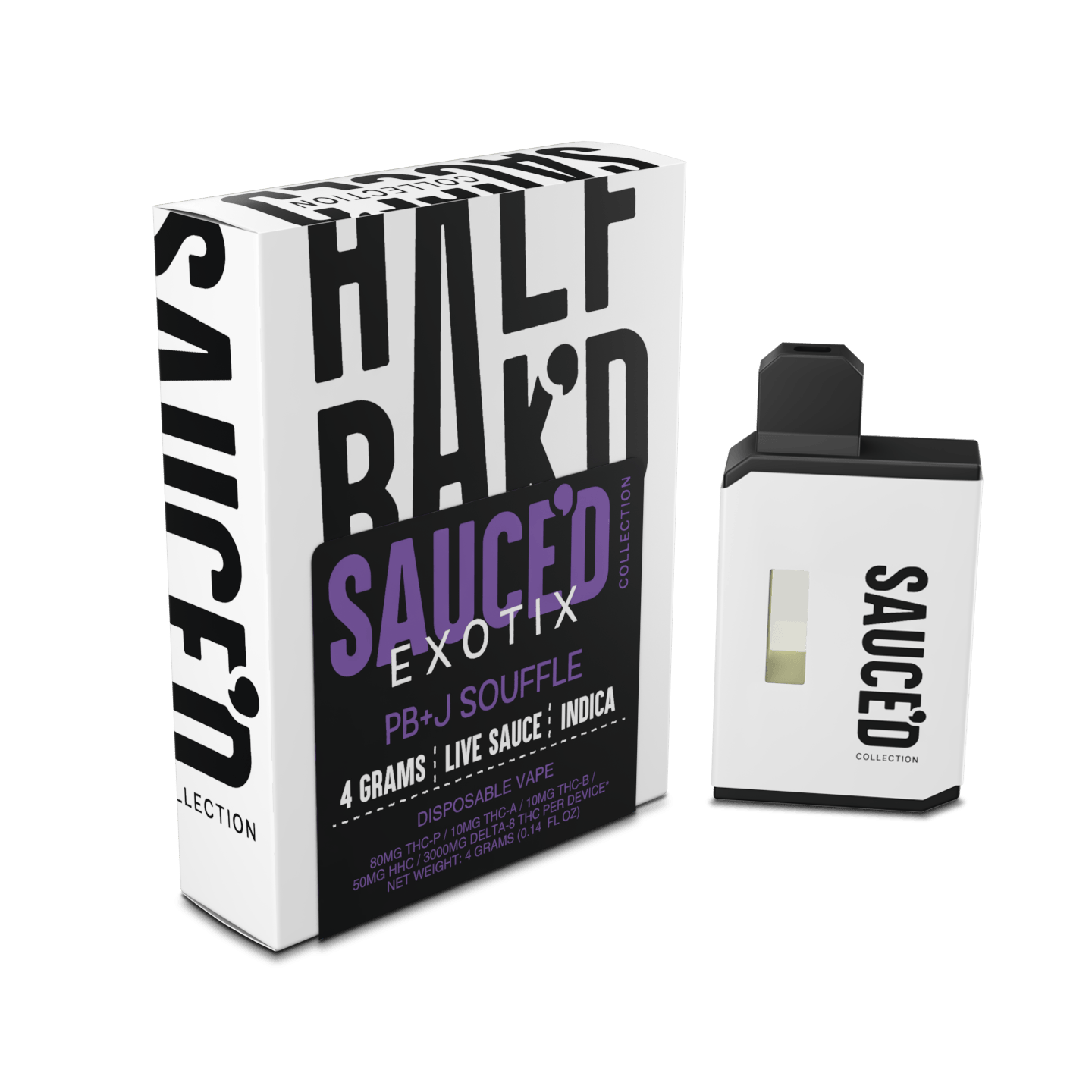 PB & J Souffle | 4G Indica Disposable - Disposable - HALF BAK&