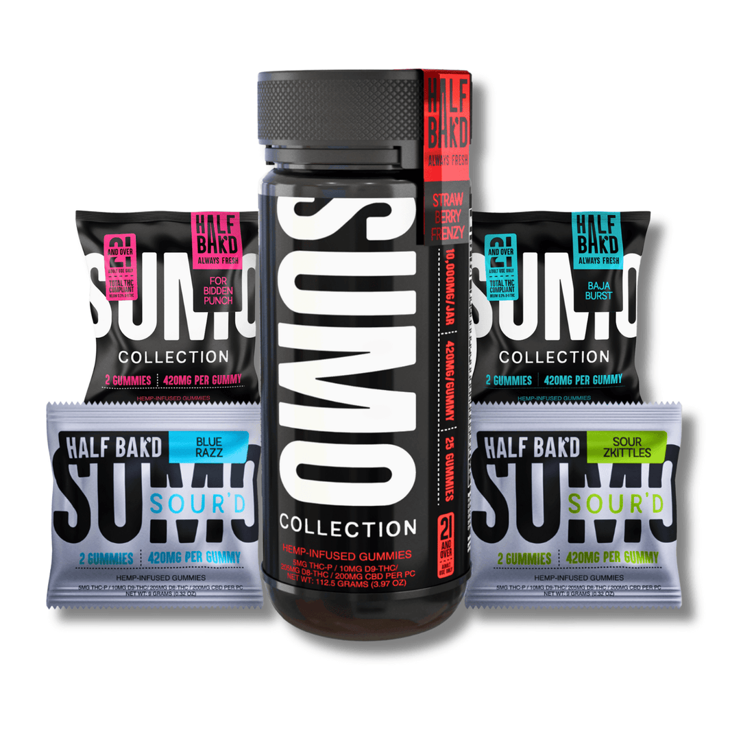 Sumo Jar + Minis - Gummies -  HALF BAK&