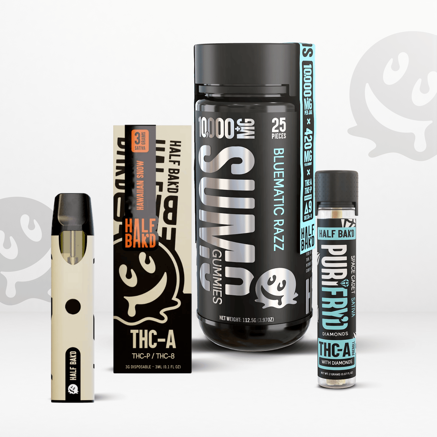Weekend Warrior Bundle | Pre-Roll + Disposable + Gummy - Disposable - HALF BAK&