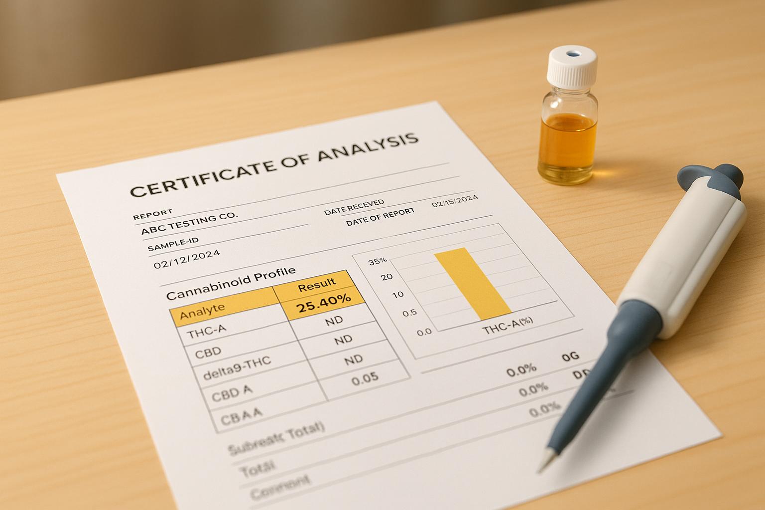 Why COAs Are Key for THC-A Compliance