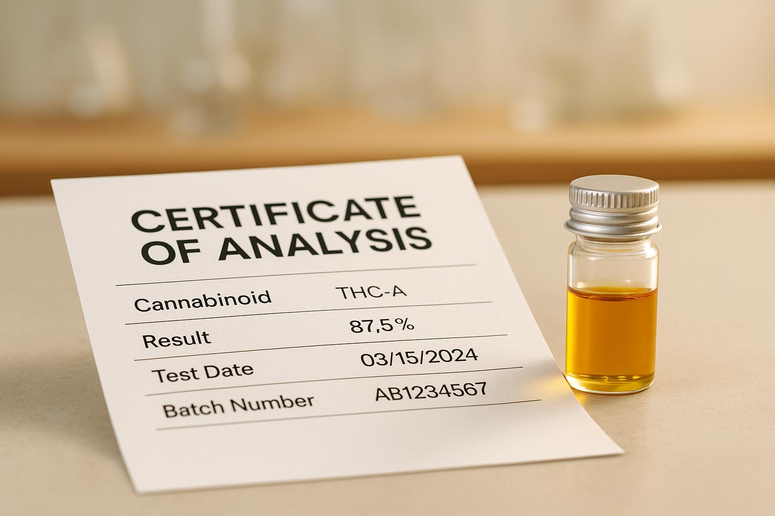 Why COAs Matter for THC-A Products