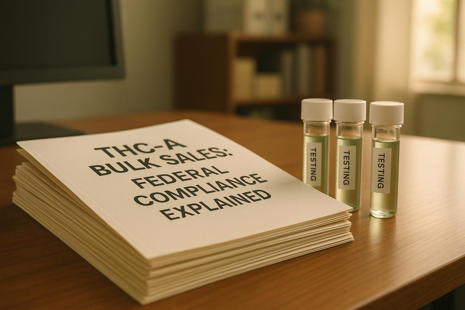 THC-A Bulk Sales: Federal Compliance Explained