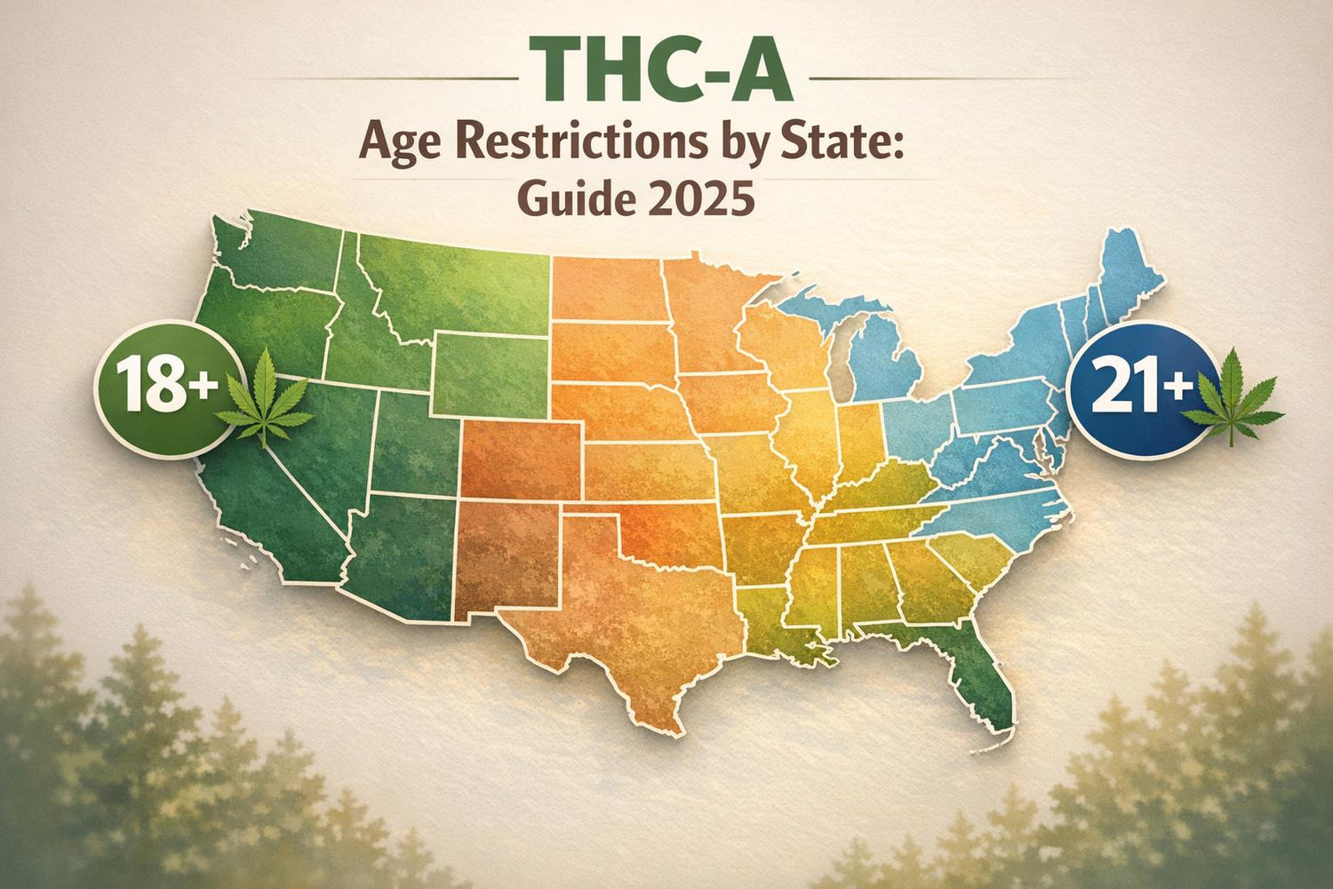 THC-A Age Restrictions by State: Guide 2025 THC-A Age Restrictions by State: Guide 2025