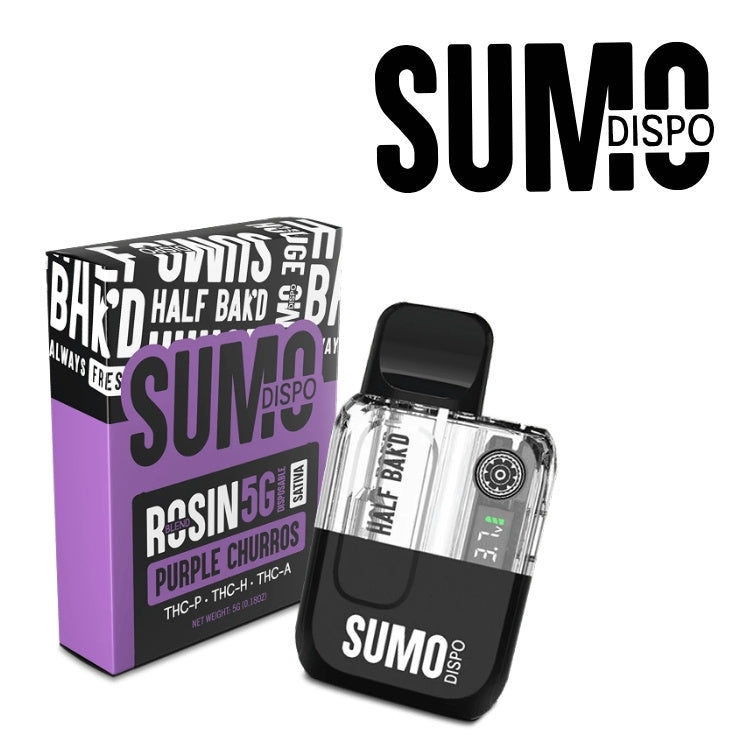 Shop HALF BAK'D Sumo Disposables: Hemp Disposables & Gummies