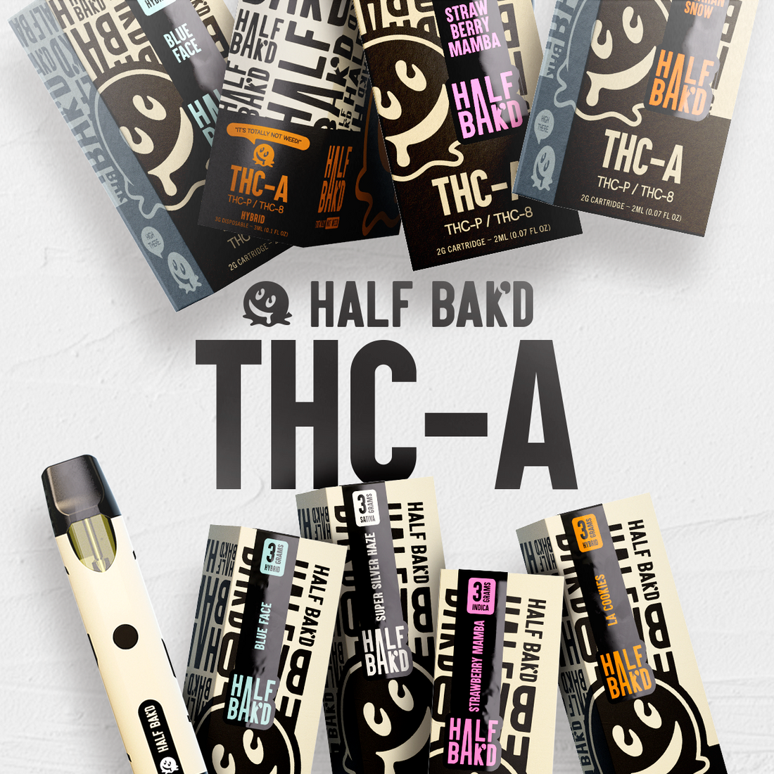 THCA Disposables HALF BAK'D