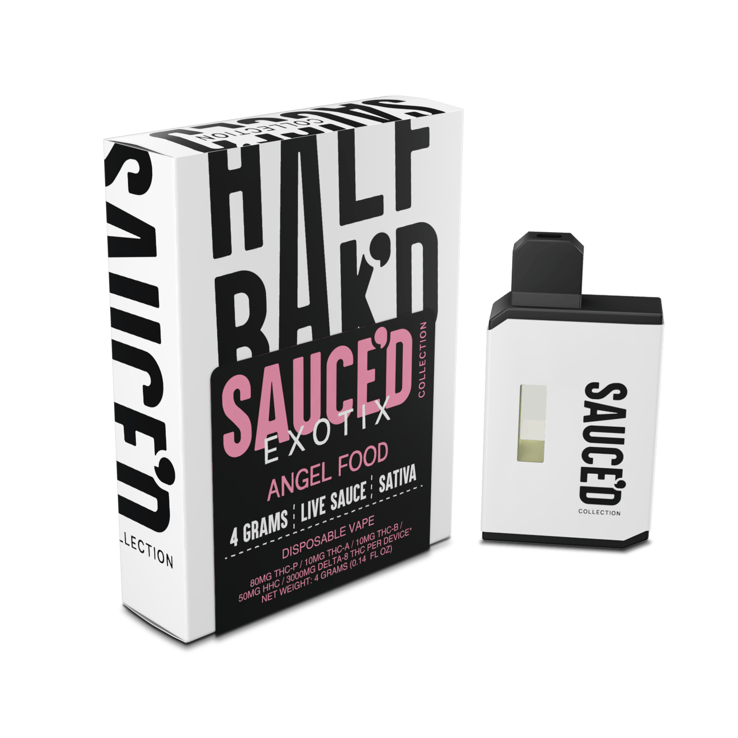 Angel Food | 4G Sativa Disposable | HALF BAK'D Angel Food | 4G Sativa Disposable | HALF BAK'D