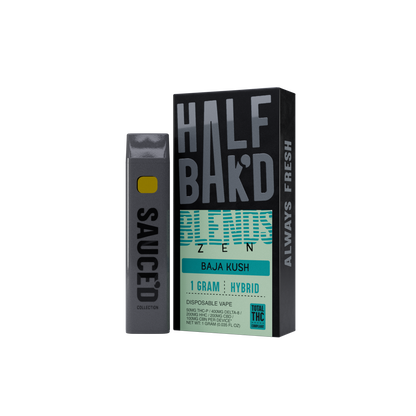 Baja Kush | 1G Hybrid Disposable | Zen Blend - Disposable -  HALF BAK&
