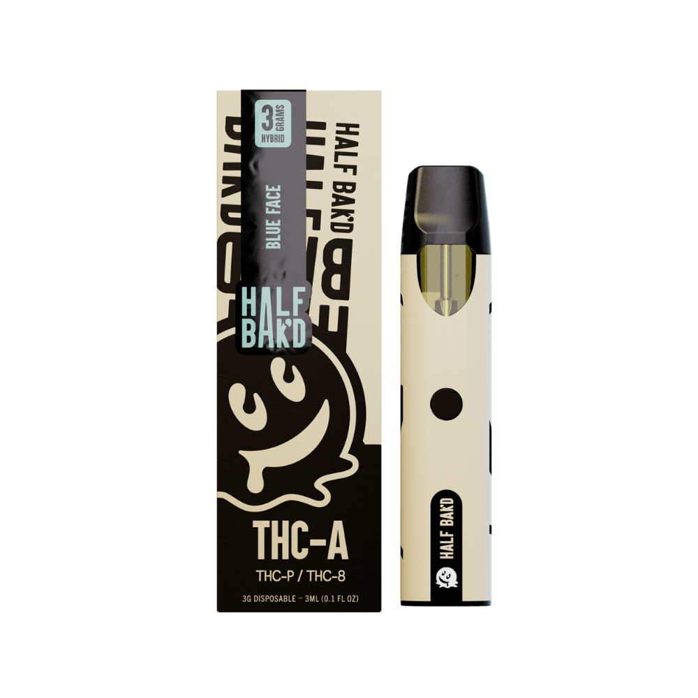 Blue Face | 3G Hybrid Disposable - HALF BAK&