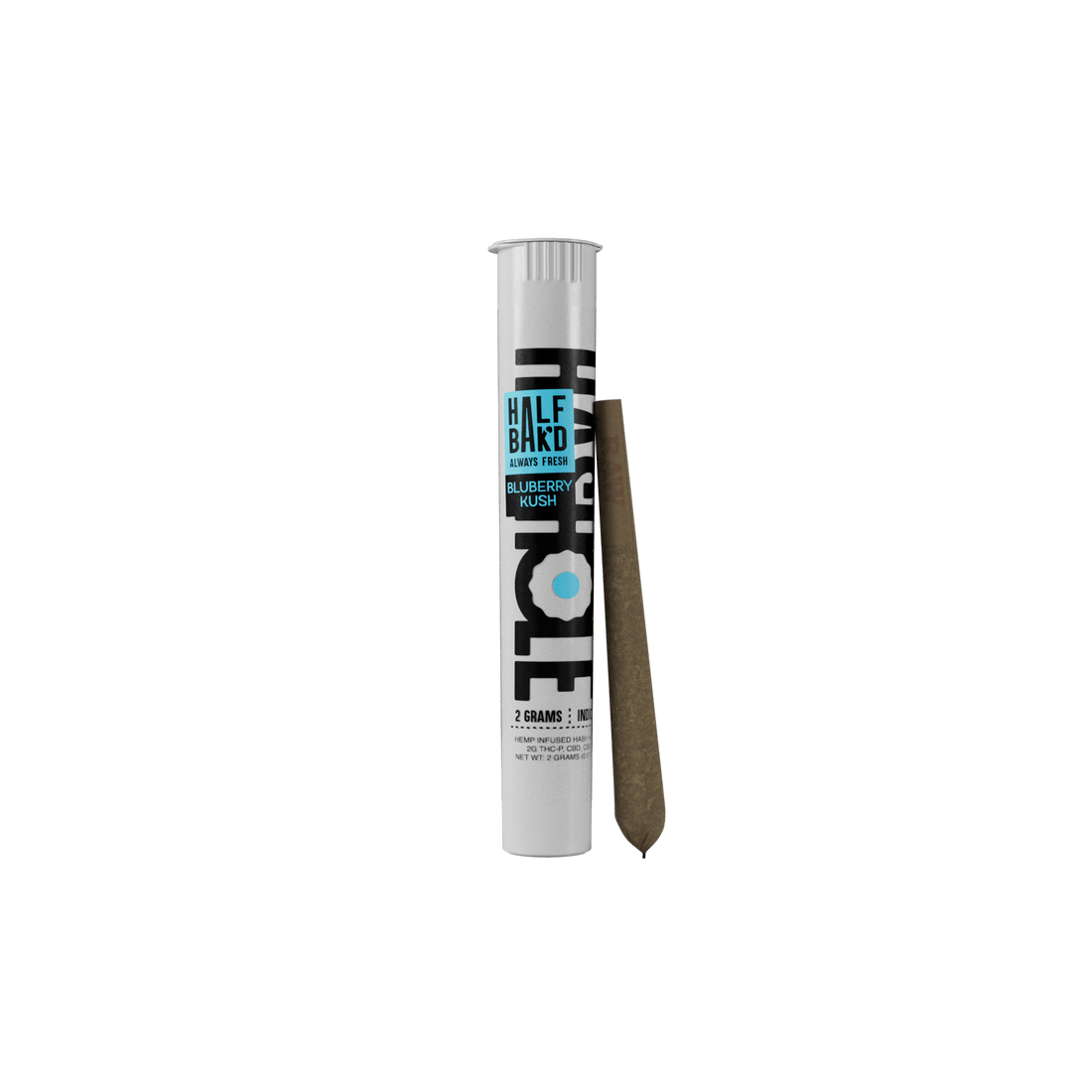 Blueberry Kush | 2G Indica Hash Holes - Pre-Roll -  HALF BAK&