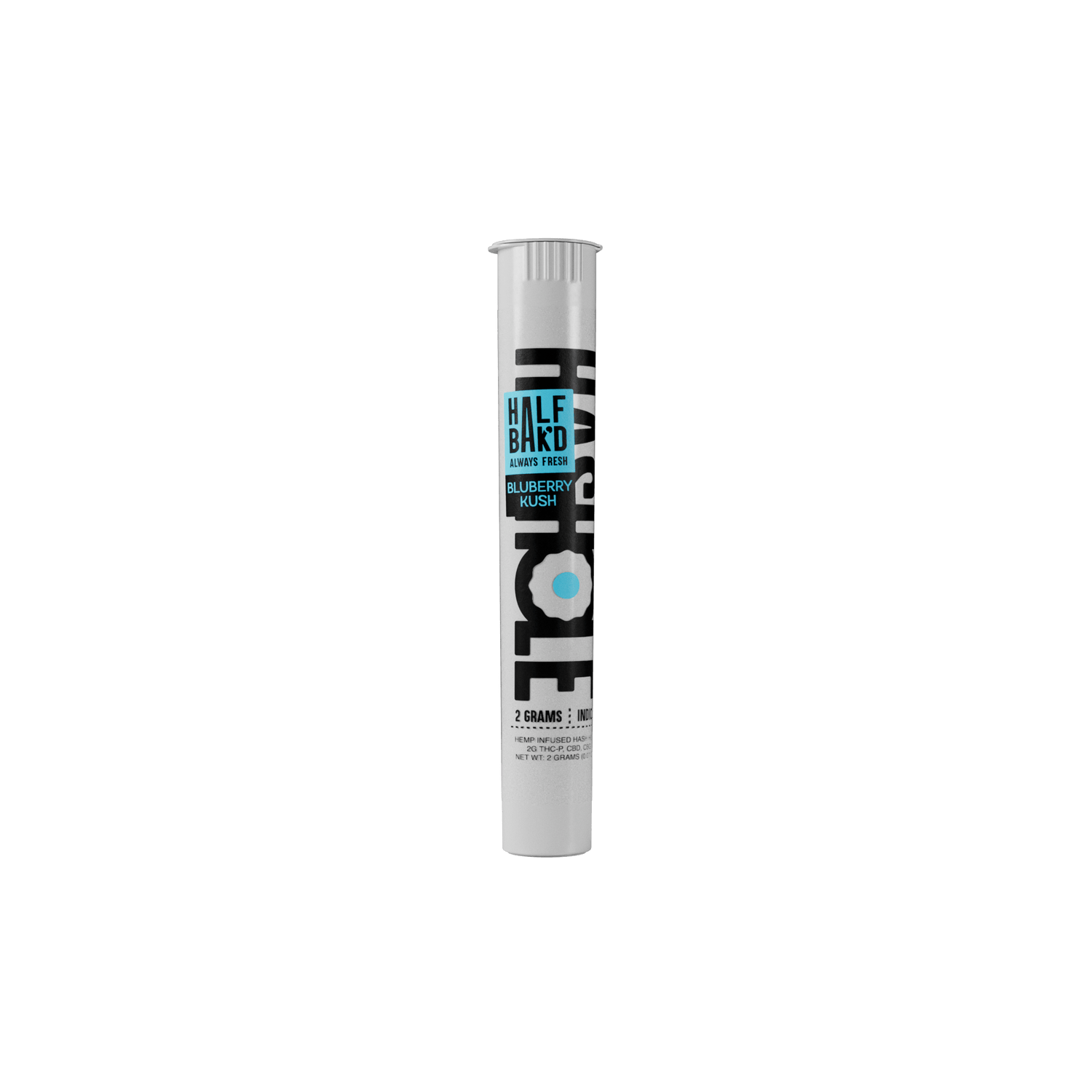 Blueberry Kush | THC-P 2G Indica Hash Holes - Pre-Roll -  HALF BAK&