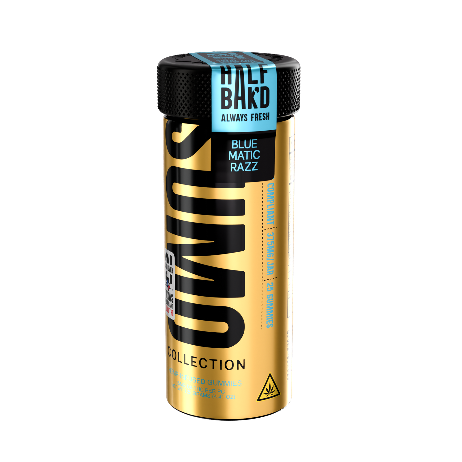 Bluematic Razz | Sumo Gold Gummies - Gummies -  HALF BAK&