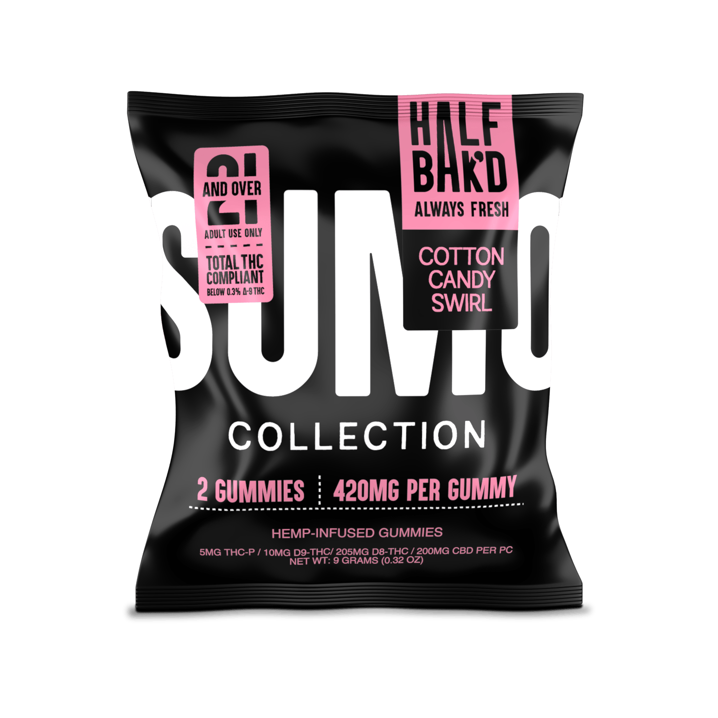 Cotton Candy Swirl | Sumo Gummies - Gummies -  HALF BAK&