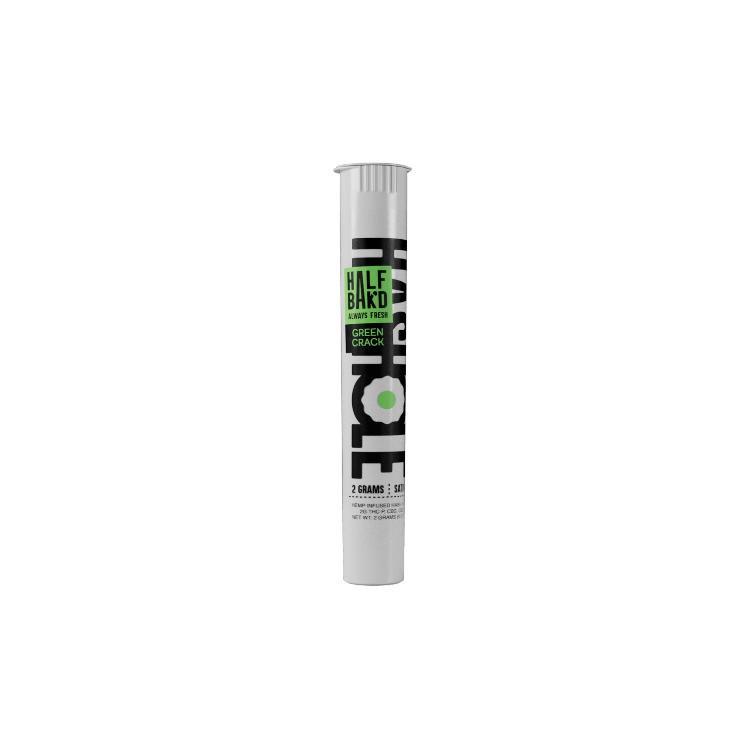 Green Crack | THC-P 2G Sativa Hash Holes - Pre-Roll -  HALF BAK&