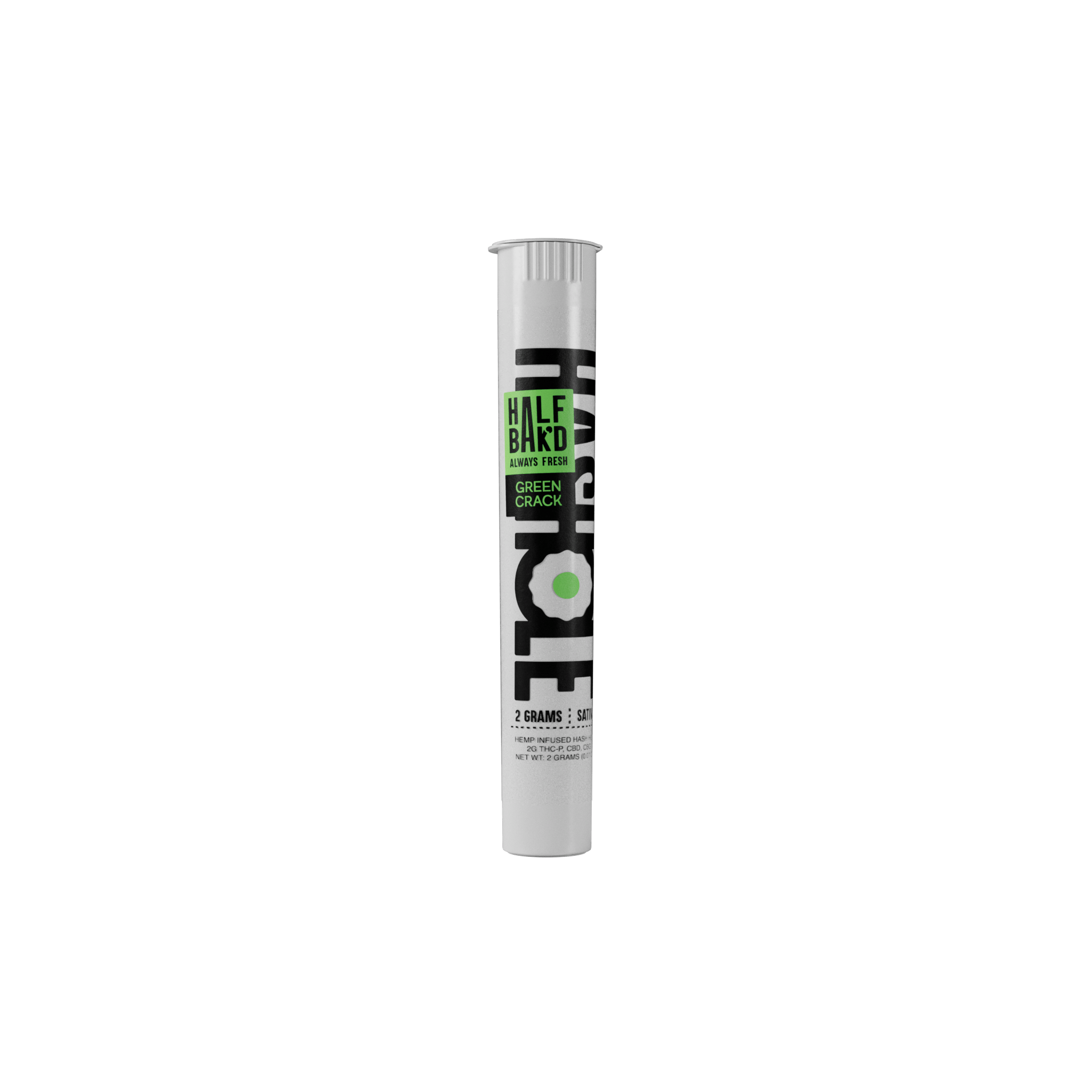 Green Crack | THC-P 2G Sativa Hash Holes - Pre-Roll -  HALF BAK&