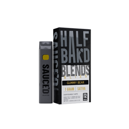 Gummy Bear | 1G Sativa Disposable | Bliss Blend - Disposable -  HALF BAK&