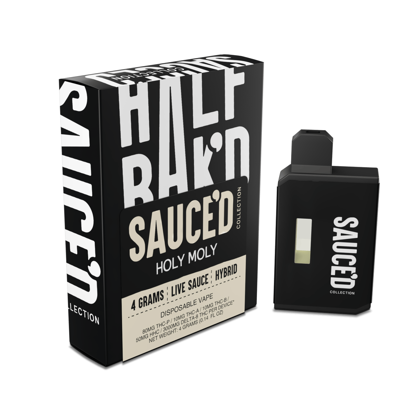 Holy Moly | 4G Hybrid Disposable - HALF BAK&