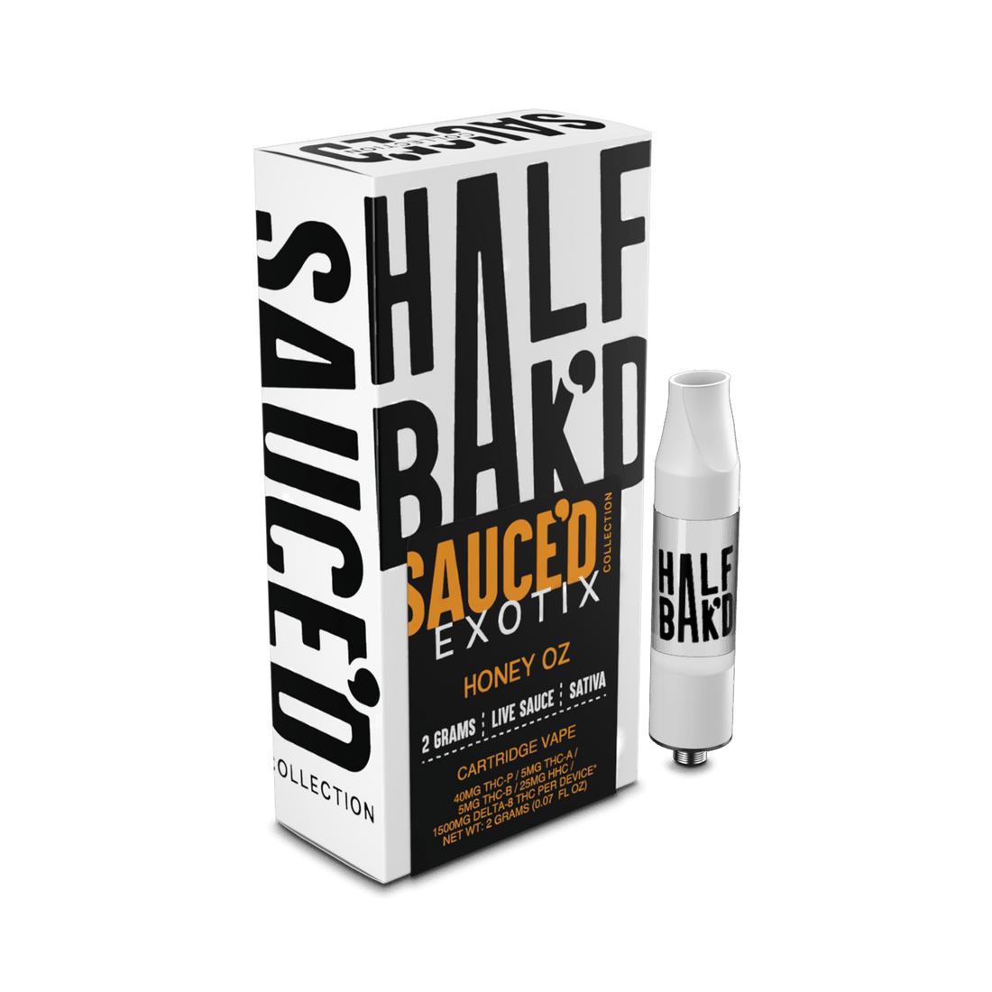 Honey Oz | 2G Sativa Cartridge - Cartridge -  HALF BAK&