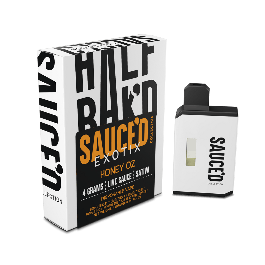 Honey Oz | 4G Sativa Disposable - Disposable -  HALF BAK&