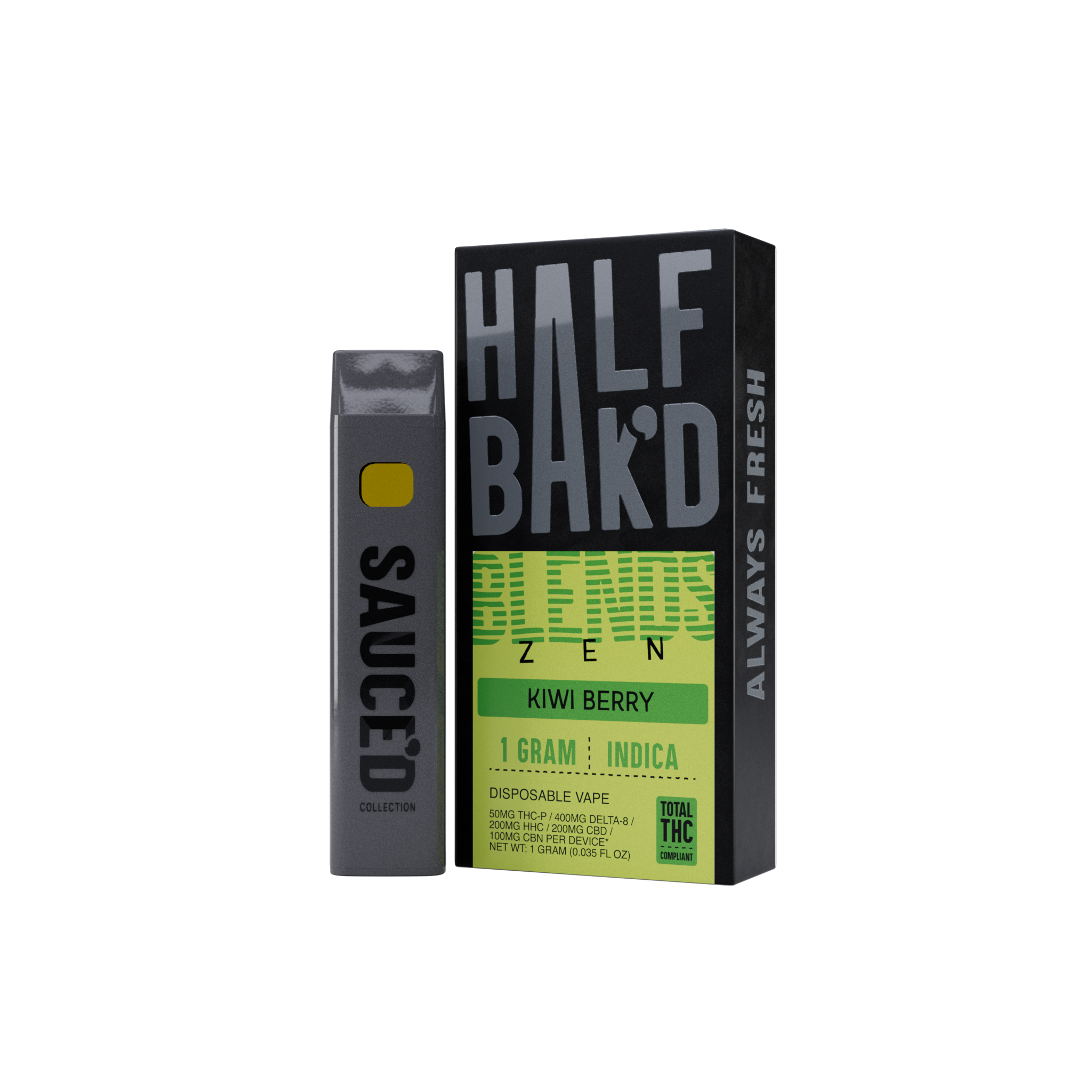 Shop HALF BAK'D Primo Disposables: Hemp Products, Cartridges & More Shop HALF BAK'D Primo Disposables: Hemp Products, Cartridges & More