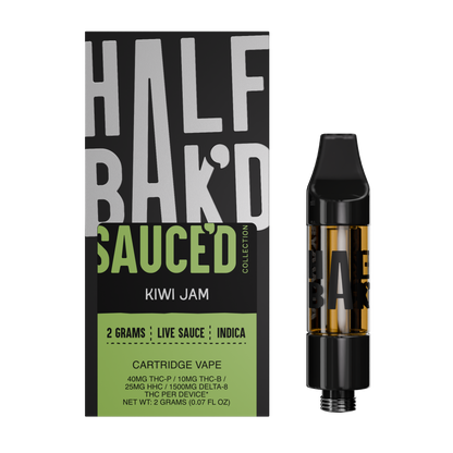 Kiwi Jam | 2G Indica Cartridge - Cartridge -  HALF BAK&