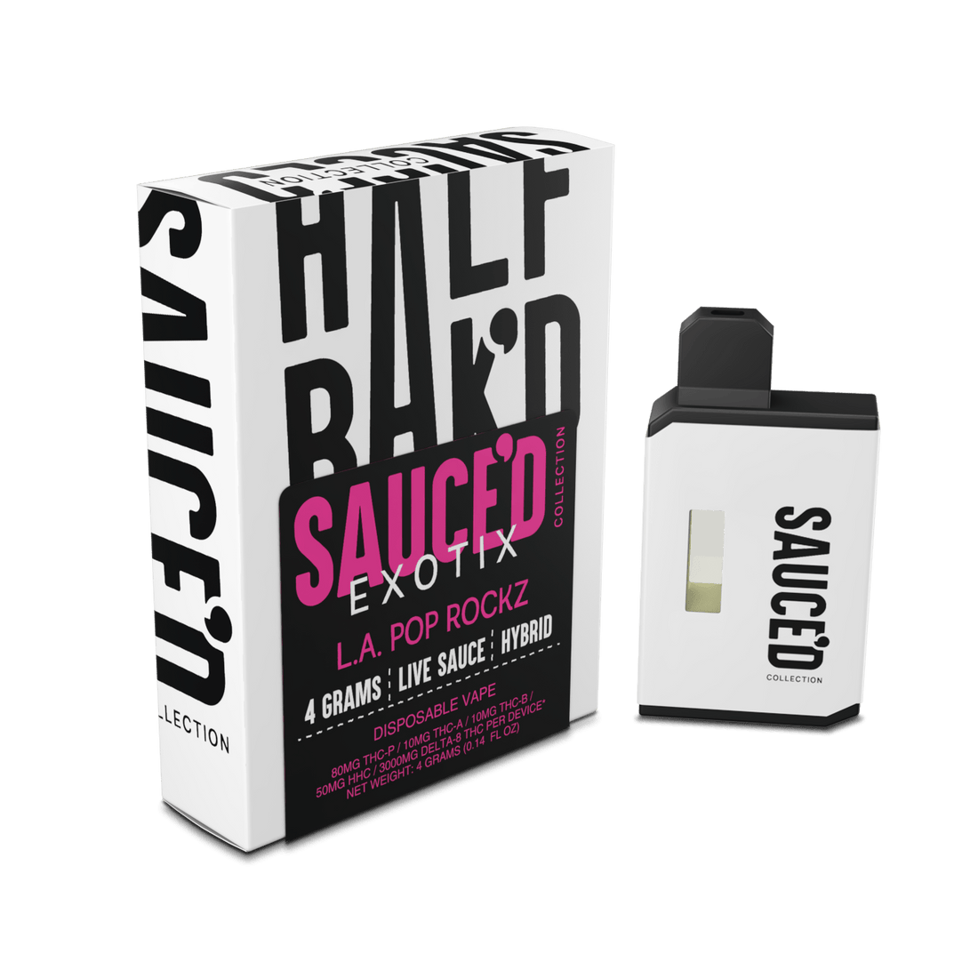 LA Pop Rockz | 4G Hybrid Disposable - Disposable -  HALF BAK&