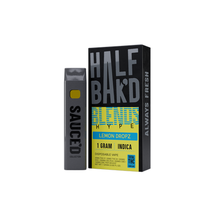 Lemon Dropz | 1G Indica Disposable | Hype Blend - Disposable -  HALF BAK&