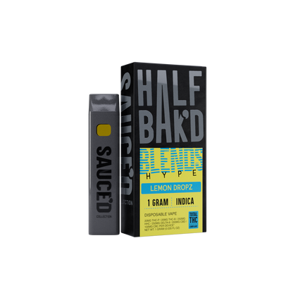 Lemon Dropz | 1G Indica Disposable | Hype Blend - Disposable -  HALF BAK&