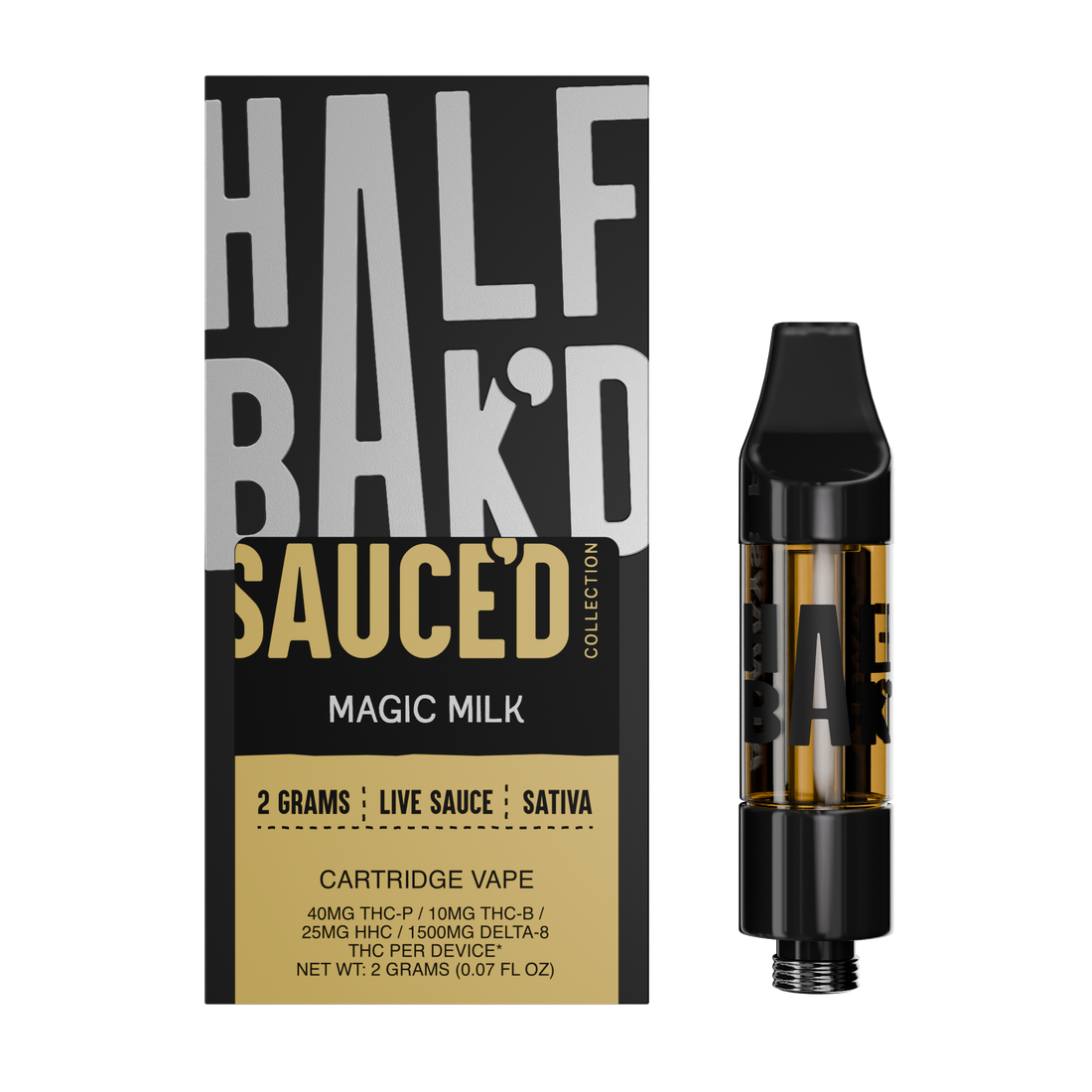 Magic Milk | 2G Sativa Cartridge - Cartridge -  HALF BAK&