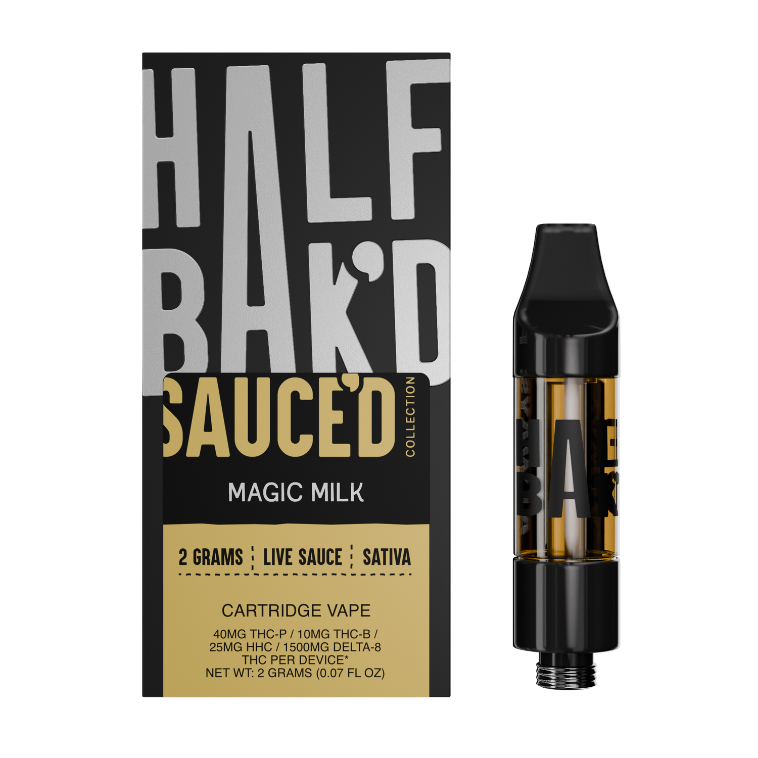 Magic Milk | 2G Sativa Cartridge - Cartridge -  HALF BAK&