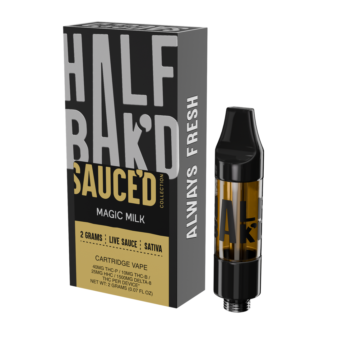 Magic Milk | 2G Sativa Cartridge - Cartridge -  HALF BAK&