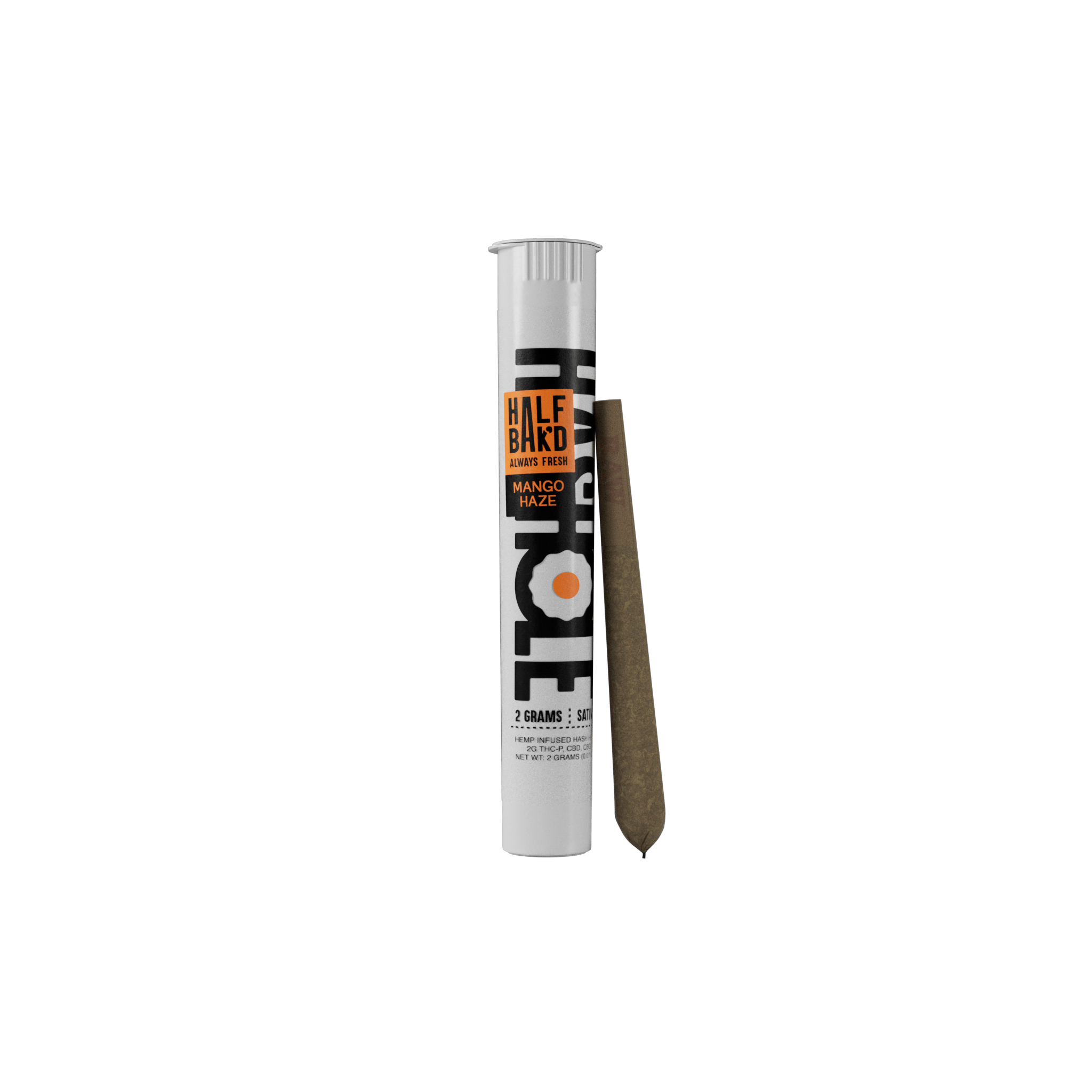 Mango Haze | THC-P 2G Sativa Hash Holes - Pre-Roll -  HALF BAK&