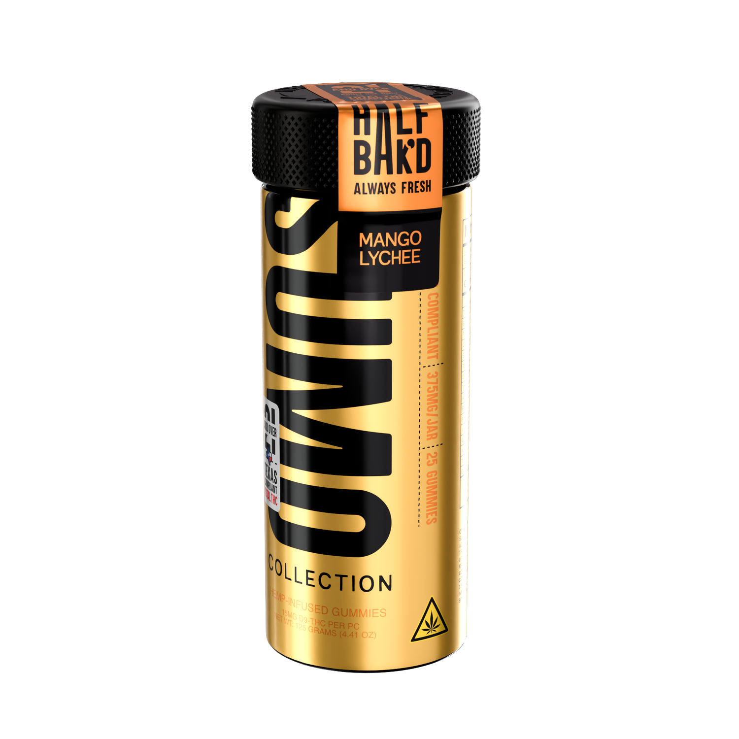 Mango Lychee | Sumo Gold Gummies - Gummies -  HALF BAK&