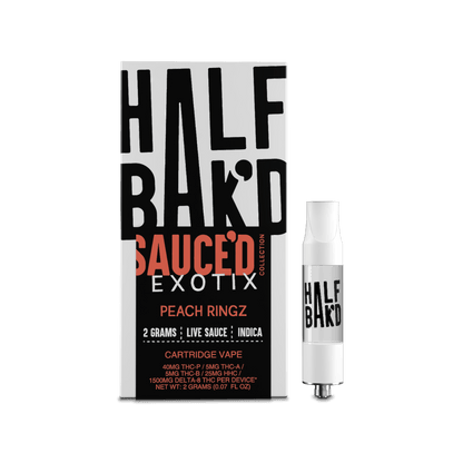 Peach Rings | 2G Indica Cartridge - Cartridge -  HALF BAK&