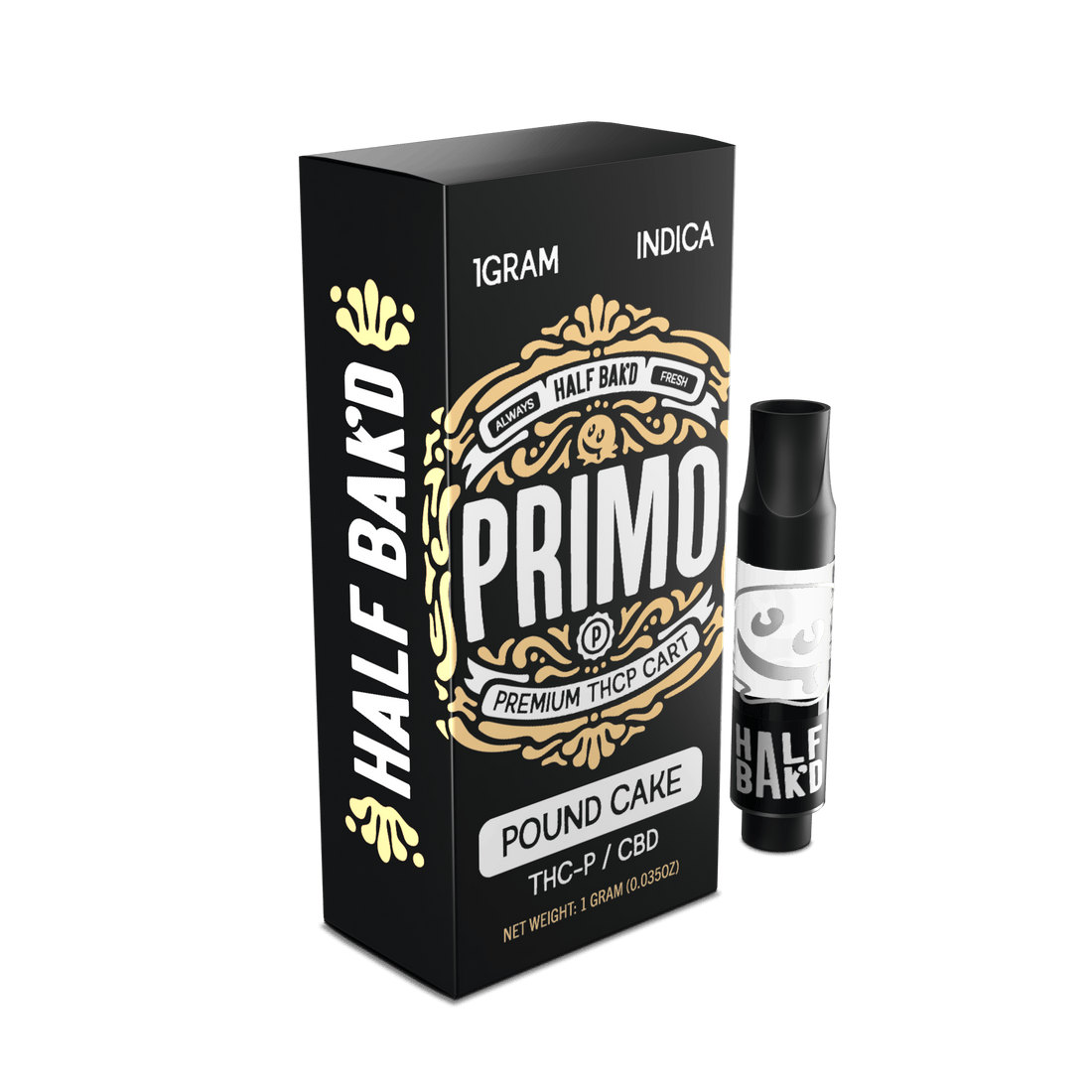 Pound Cake | 1G Indica Cartridge - Cartridge -  HALF BAK&