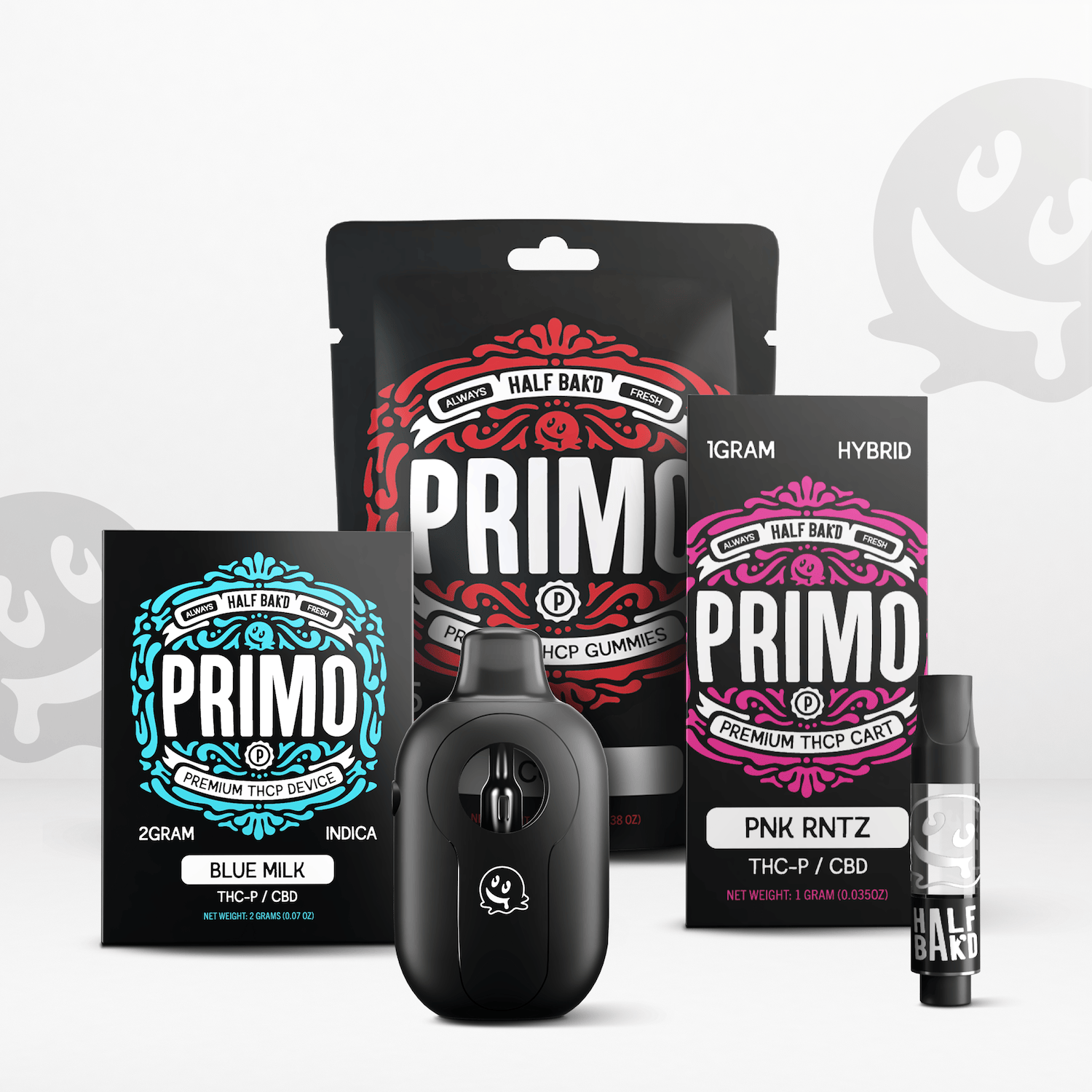 Primo Ultimate Bundle | THC-P Gummy + Disposable + Cartridge