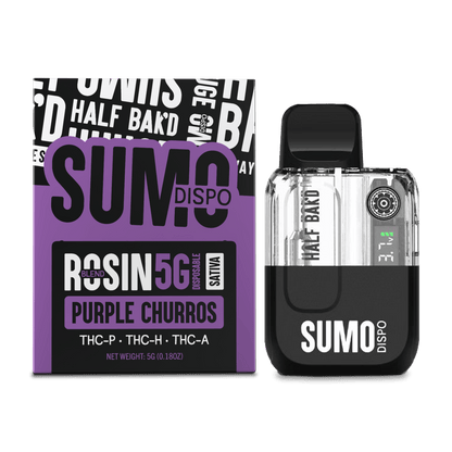 Purple Churros | 5G Sativa Disposable - Disposable -  HALF BAK&