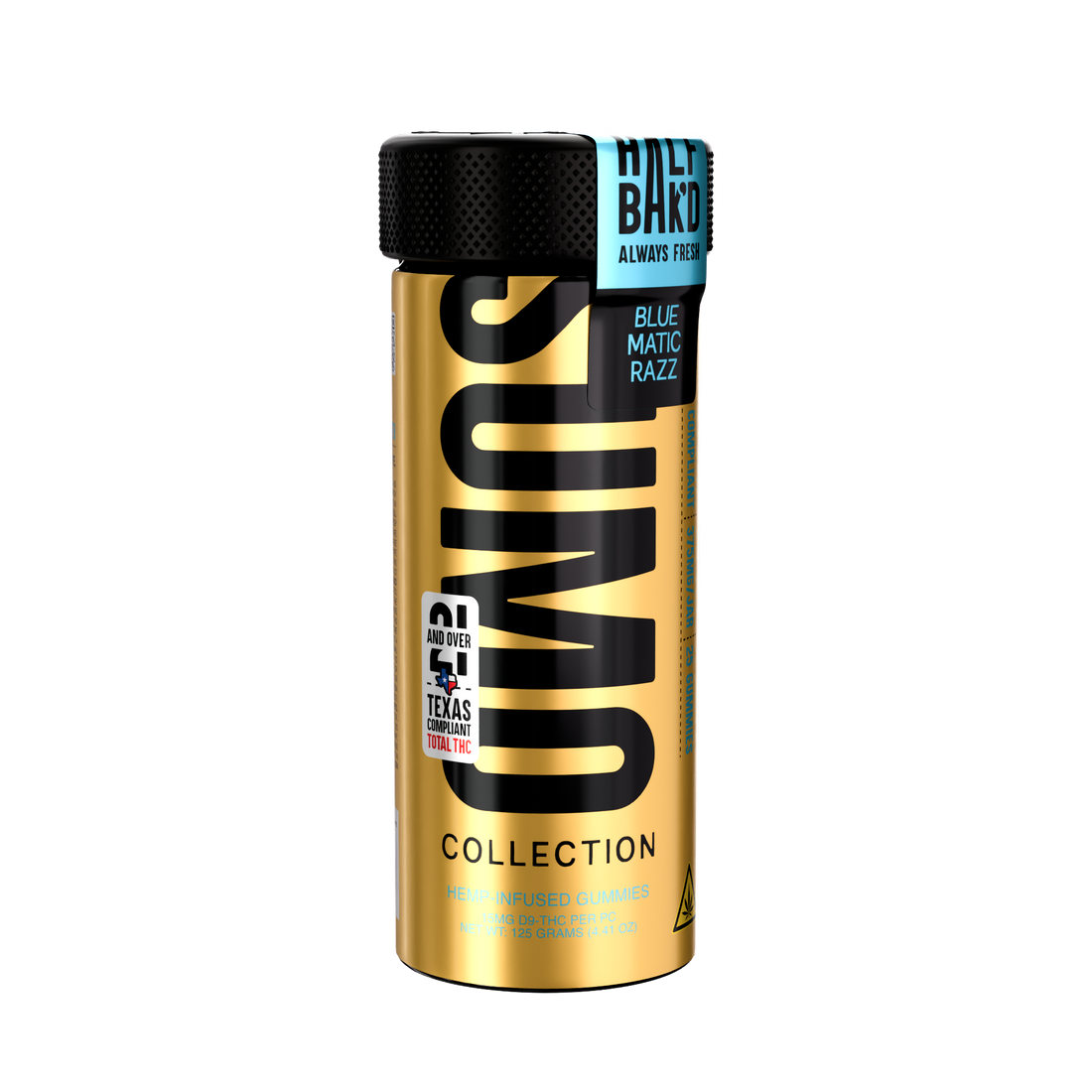 Bluematic Razz Sumo Gold Gummies