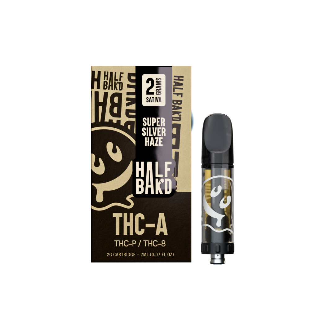 Super Silver Haze - 2G Cartridge – HALF BAK'D