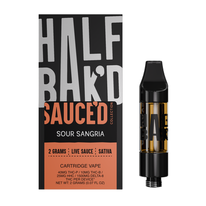 Sour Sangria | 2G Sativa Cartridge - Cartridge -  HALF BAK&