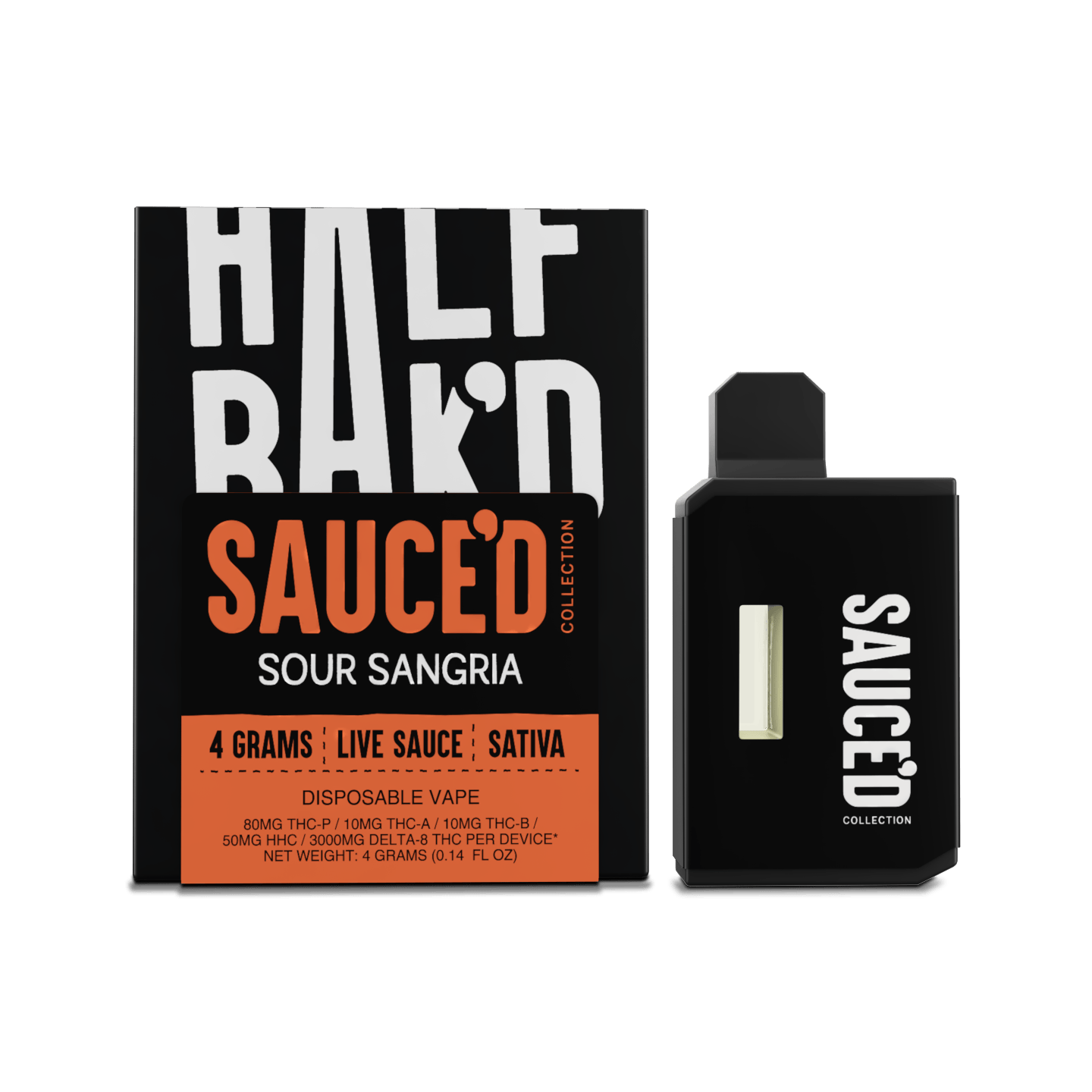 Sour Sangria | 4G Sativa Disposable | HALF BAK'D Sour Sangria | 4G Sativa Disposable | HALF BAK'D