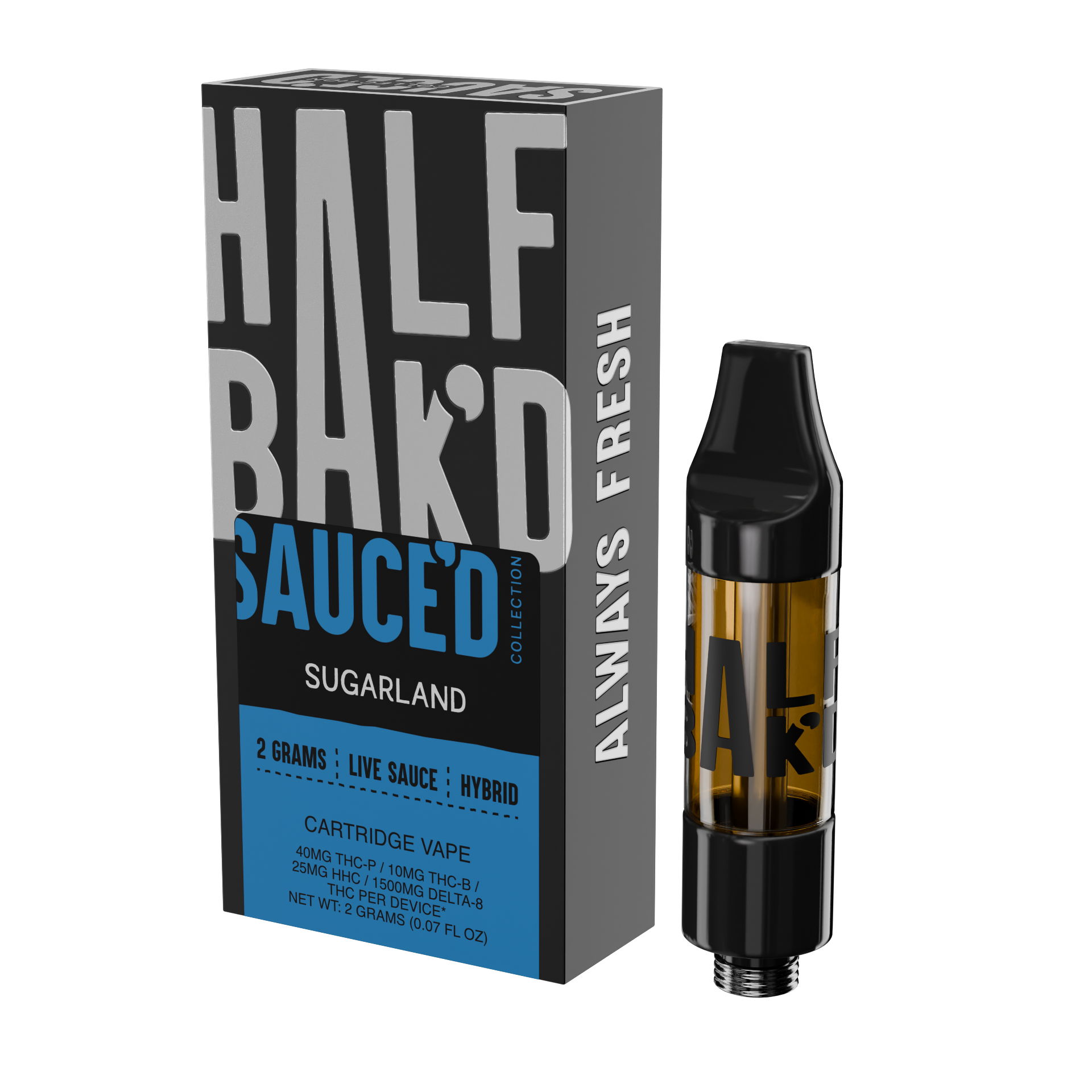 Sugarland | 2G Hybrid Cartridge - Cartridge -  HALF BAK&