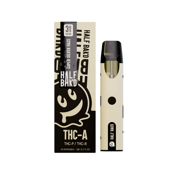 Super Silver Haze | 3G Sativa Disposable | HALF BAK'D Super Silver Haze | 3G Sativa Disposable | HALF BAK'D