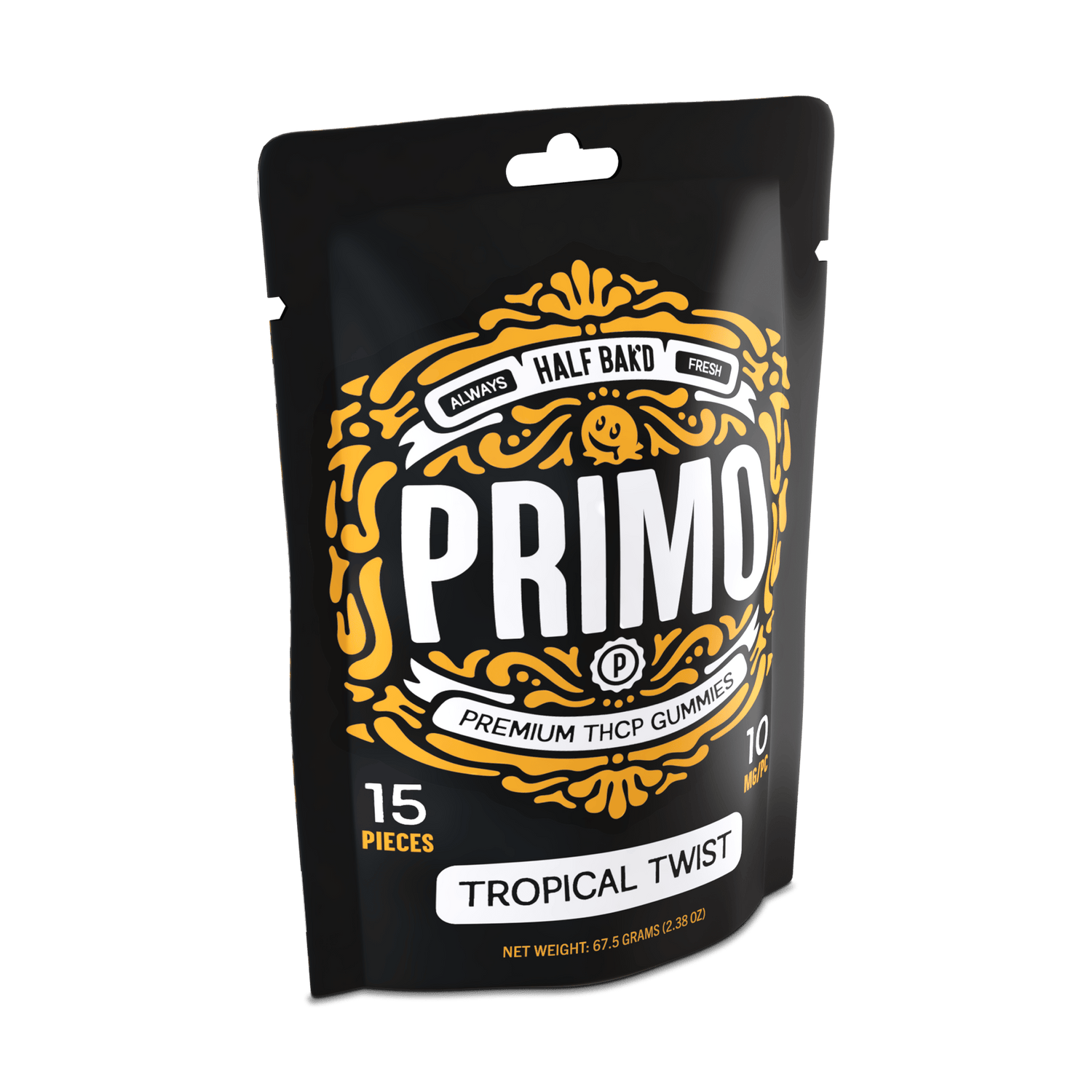 Tropical Twist Gummies | 15ct THC-P Gummies | HALF BAK'D Tropical Twist Gummies | 15ct THC-P Gummies | HALF BAK'D