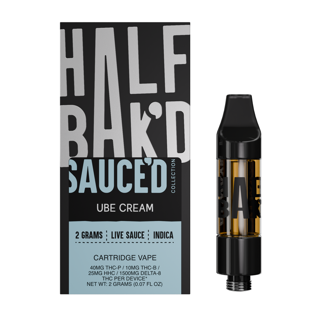 Ube Cream | 2G Indica Cartridge - Cartridge -  HALF BAK&