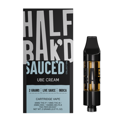Ube Cream | 2G Indica Cartridge - Cartridge -  HALF BAK&