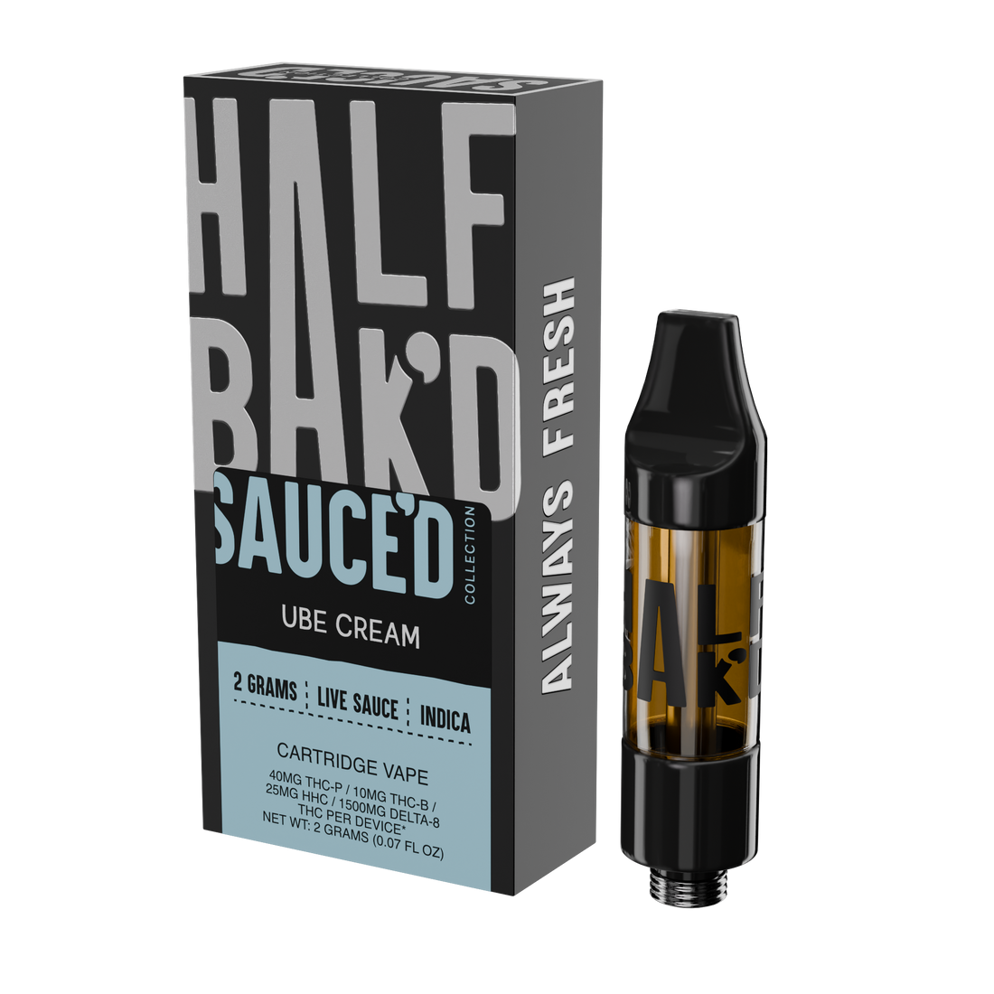 Ube Cream | 2G Indica Cartridge - Cartridge -  HALF BAK&