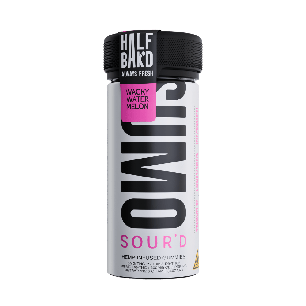 Wacky Watermelon | SOUR'D SUMO Gummies | HALF BAK'D Wacky Watermelon | SOUR'D SUMO Gummies | HALF BAK'D